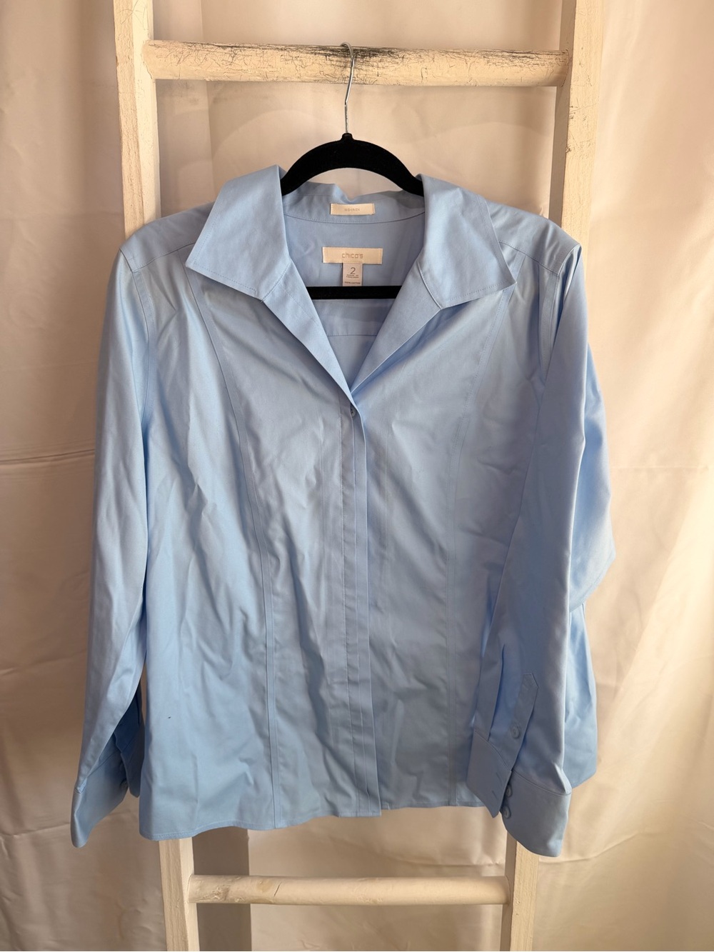 Chico's Soft Sky Blue Shirt
